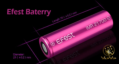 Efest 21700 3700mAh 35A Batería Recargable Nuevo modelo 2016