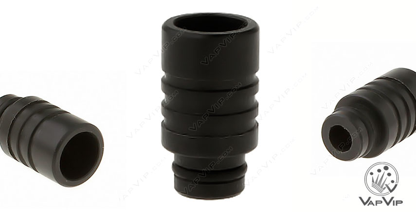 Drip Tip Resina 20mm estriado Negro 510 boquilla comprar en España