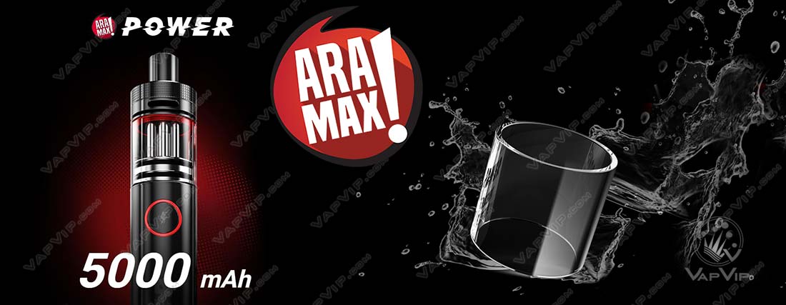 Aramax POWER: Depósito de repuesto Pyrex - Aramax! Vapeo en España