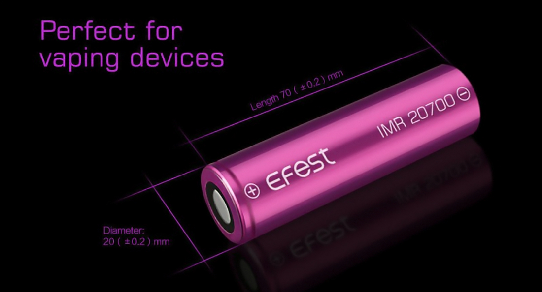 Efest 20700 Batería Recargable Nuevo modelo
