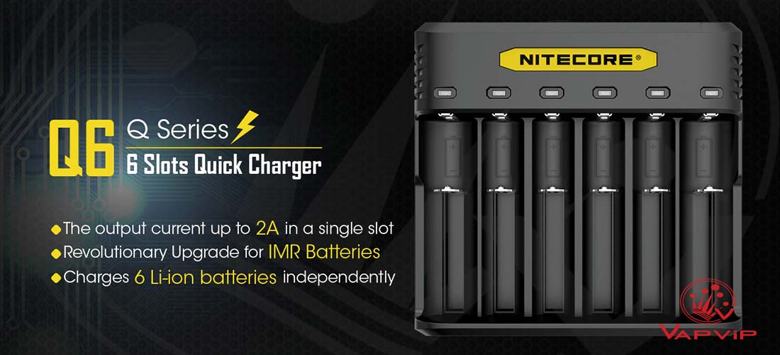 Nitecore Q6 Cargador de Baterias en España