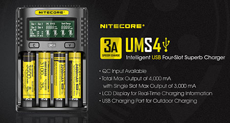 Nitecore UMS4 LCD barato en España