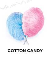 All flavors of cotton candy to make e-liquids for vaping.