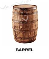 All flavors of barrel to make e-liquids for vaping.