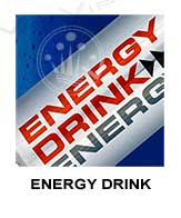 All flavors of energy drink to make e-liquids for vaping.