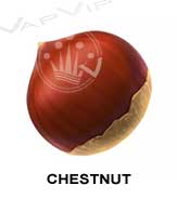 All flavors of chestnut to make e-liquids for vaping.