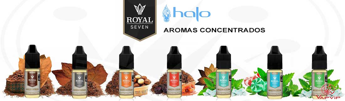 Halo Royal Seven Aromas de de vapeo para cigarrillos electrónicos en España