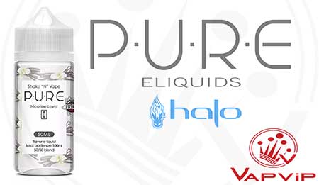 Halo PURE E-liquido de vapeo para cigarrillos electrónicos en España