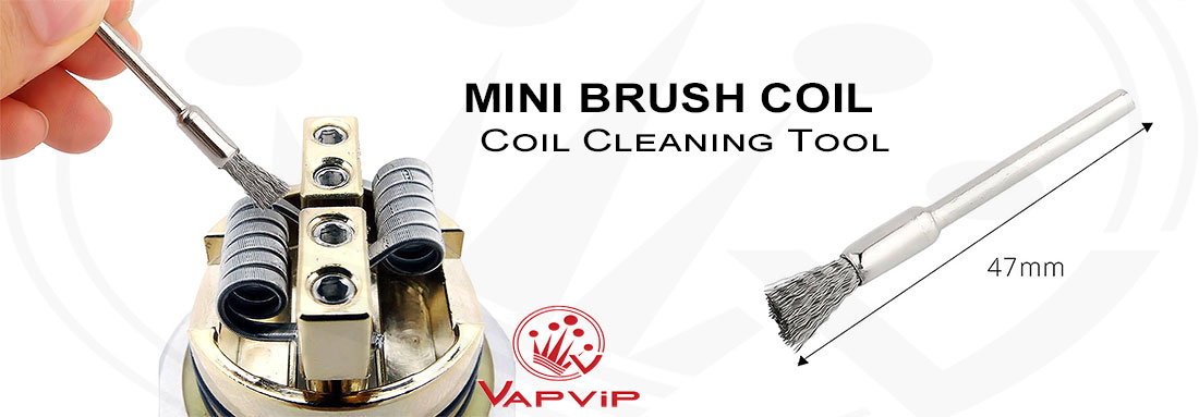 Mini Brush Coil: RBA Coil Cleaning Tool