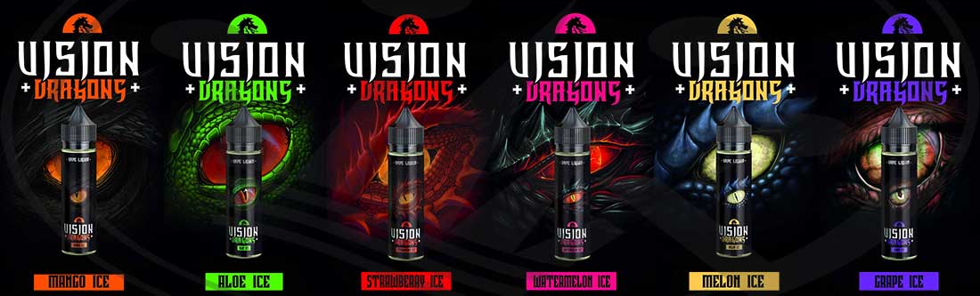 e-líquidos Vision Dragons para vapeo en España