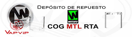 COG MTL RTA Depósito Pyrex de Repuesto - Wotofo comprar en España