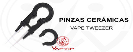 Pinzas multifunción de vapeo punta cerámica