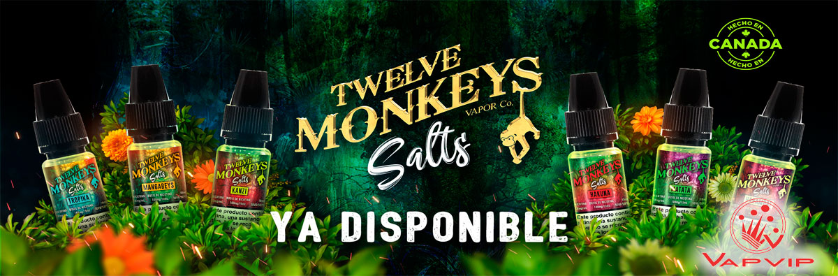  E-liquido Nic-Salt - Twelve Monkeys en España