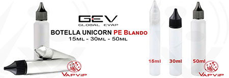 Botella eliquid Unicorn PE Blando