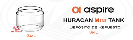 Aspire Huracan Mini Tank Depósito Pyrex de repuesto España