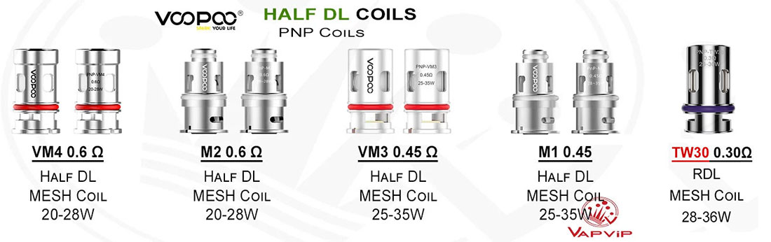 Resistencias PnP COILS HALD DL - Voopoo comprar en España