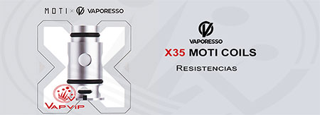 Resistencias X35 MOTI Coils Vaporesso