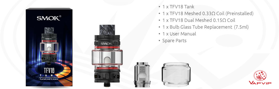 TFV18 Atomizador by Smok España