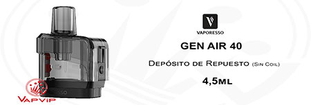 Depósito Gen Air 40 Pod Vaporesso España