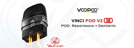 VINCI Pod V2 SE Voopoo Resistencias-Depósito