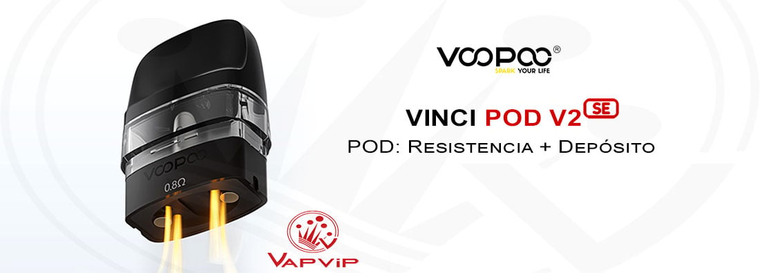 VINCI Pod V2 SE Voopoo Resistencias-Depósito