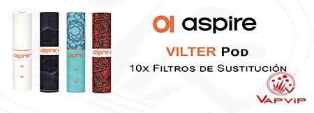 Filtros Drip Tip VILTER by Aspire