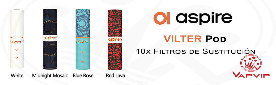 Filtros Drip Tip VILTER by Aspire