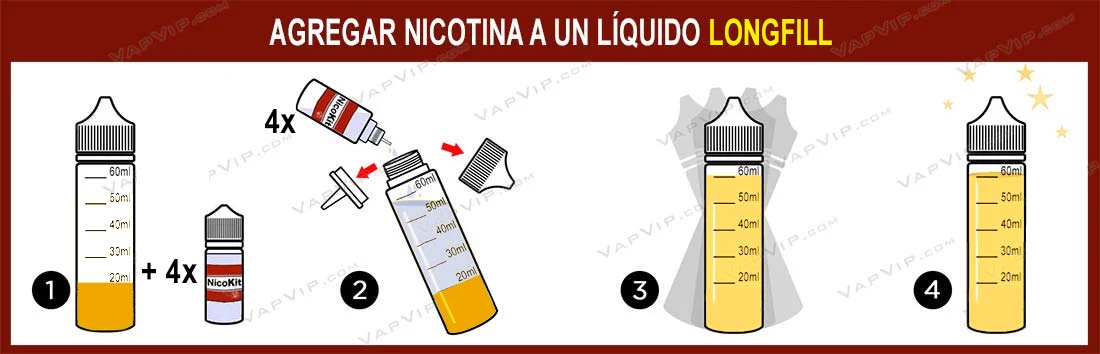 Agregar Nicotina a un LongFill