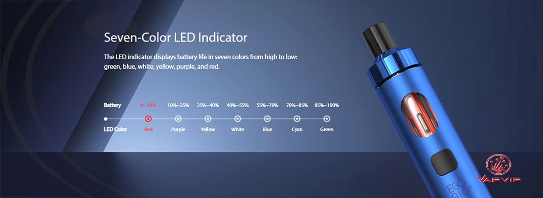 LED indicator eGo AIO2 Kit by Joyetech
