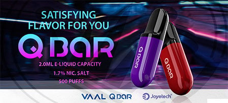 Q Bar Pod VAAL Disposable Vaper