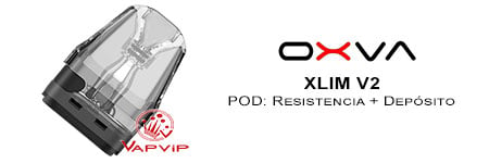 Xlim V2 OXVA Pod Resistencias-Depósito Repuesto en España