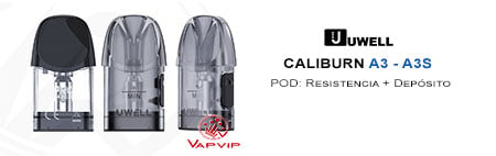 Replacement Pod CALIBURN A3 - A3S Uwell