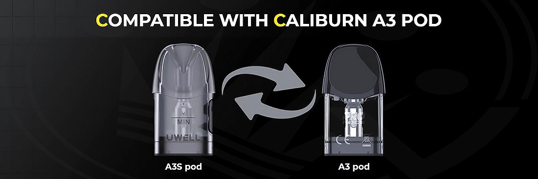 Uwell CALIBURN A3 - A3S Pod repuesto 