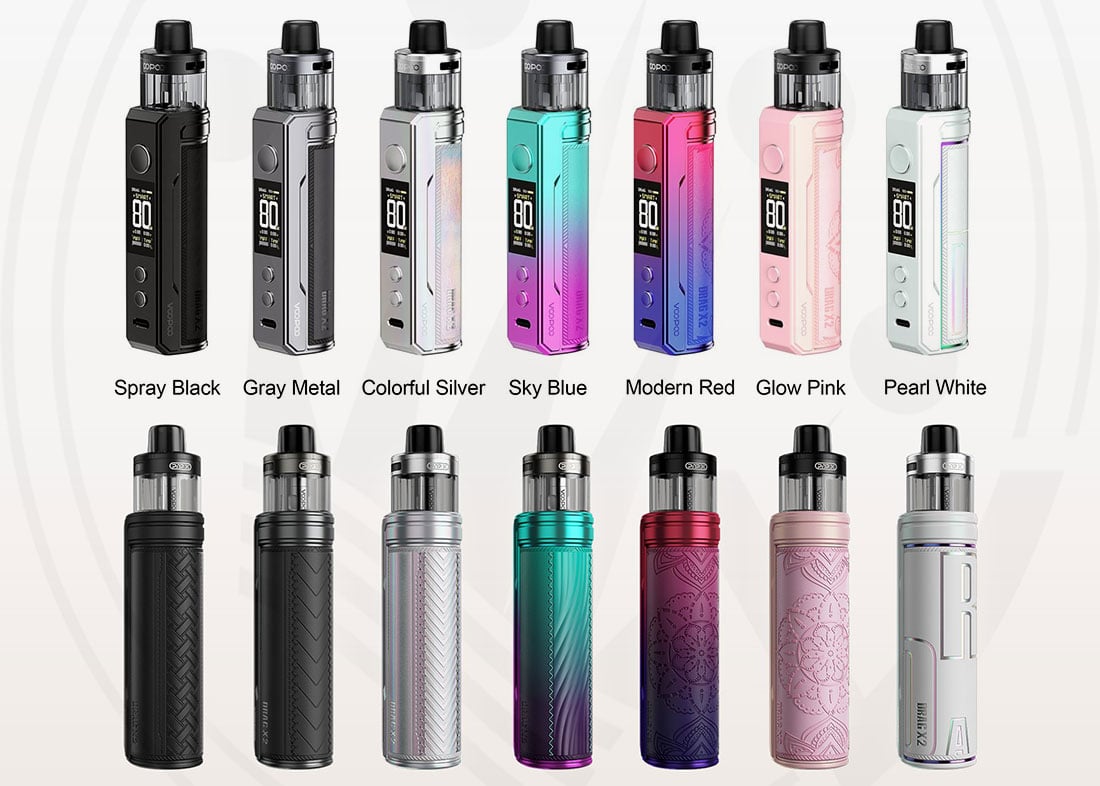 Colores DRAG X2 Voopoo Kit 