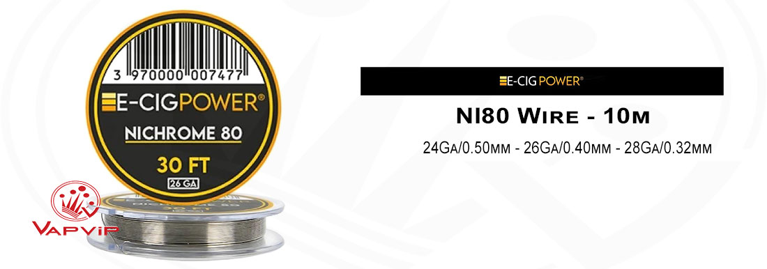 Ni80 Nichrome Resistive wire E-Cig Power Spain