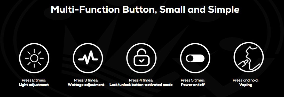 Galex Pro Freemax multifunction button