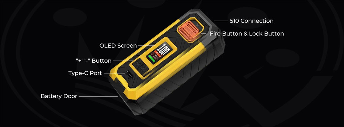 Vaporesso Mod ARMOUR S Specifications