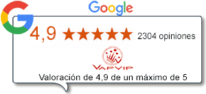 La mejor valoración y puntuación de Google 2024 tienda online vapeo y cigarrillos electrónicos