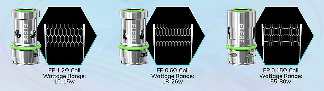 Tipos de Resistencias EP Coils Eleaf España