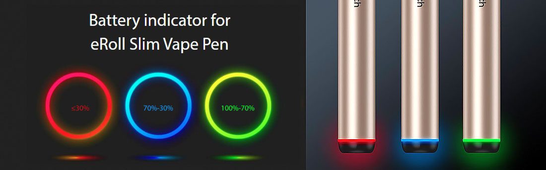 Joyetech eRoll SLIM LED Indicators