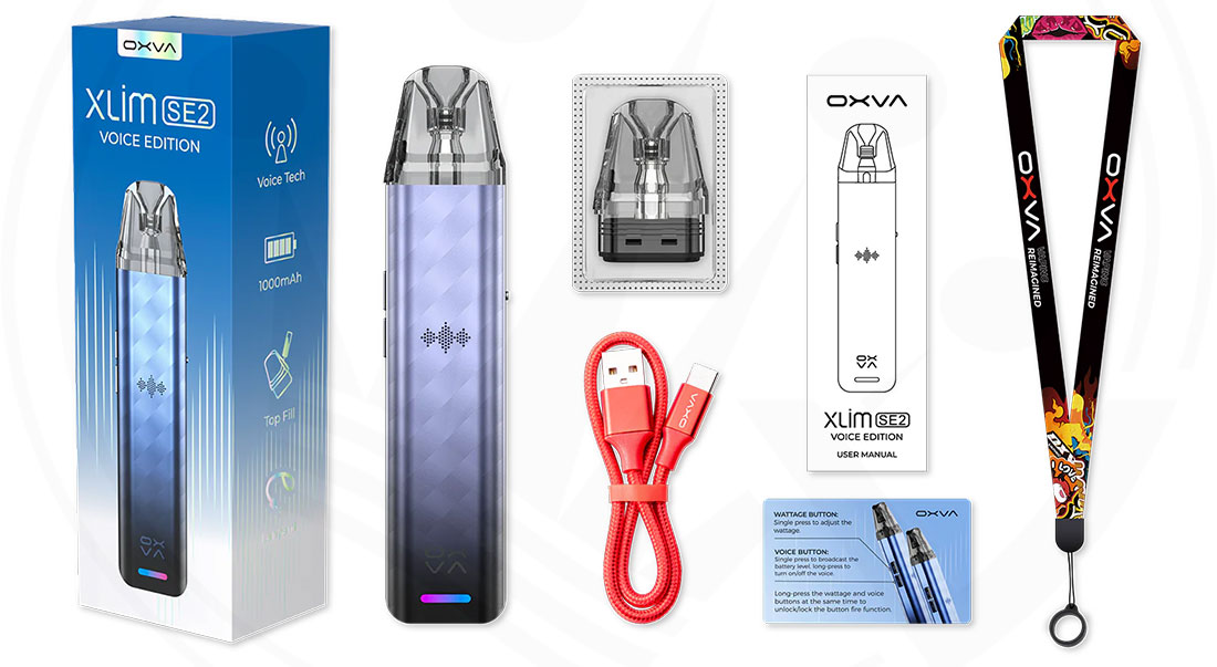 Contenido del OXVA Xlim SE-2 Kit