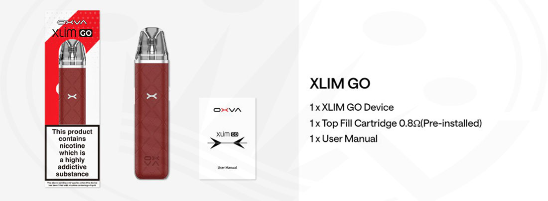 Contenido Pack Xlim Go Oxva