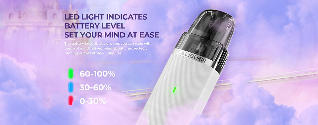 CALIBURN G3 LITE Uwell Battery Indicator