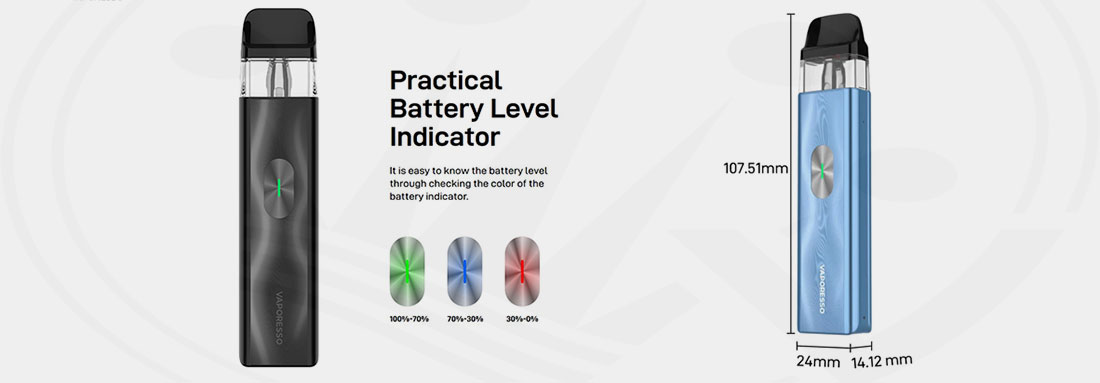 Technical Specifications XROS 4 Mini Pod Vaporesso