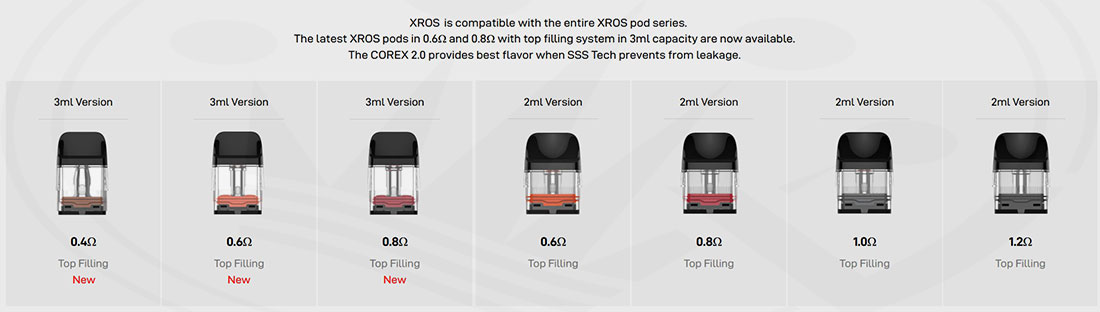 Pods de la serie XROS Pro Pod Vaporesso