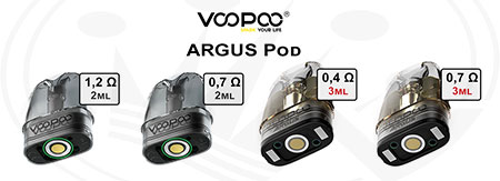 Pod Resistencias-Depósito Repuesto ARGUS Voopoo
