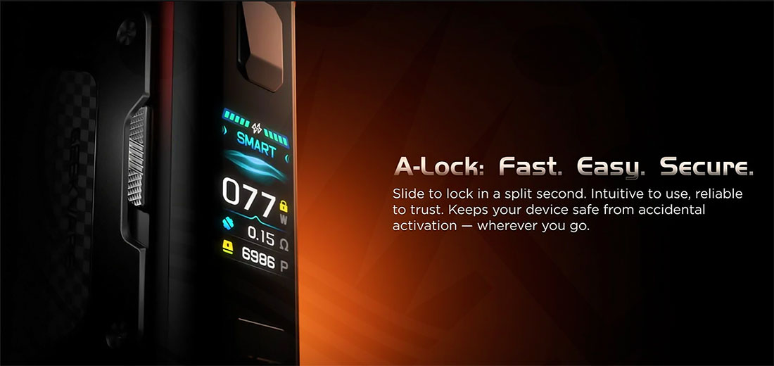 VOOPOO Vinci Spark 100 Mod Interruptor A-Lock de seguridad