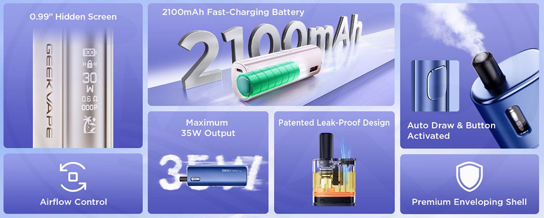 SOUL 2 Pod Geekvape specifications