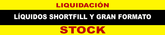 Liquidación líquidos ShortFill vapeo