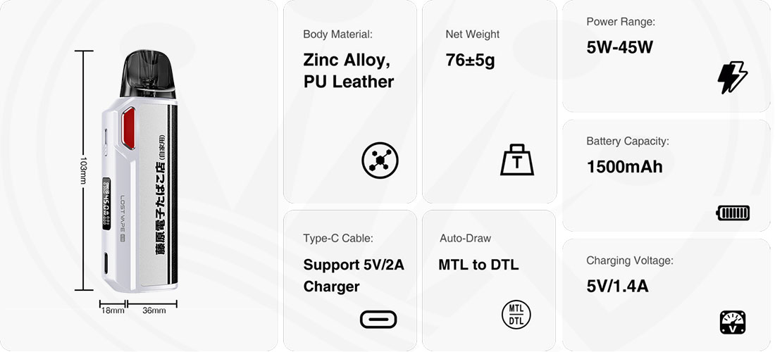 Thelema Elite DM45 technical specifications